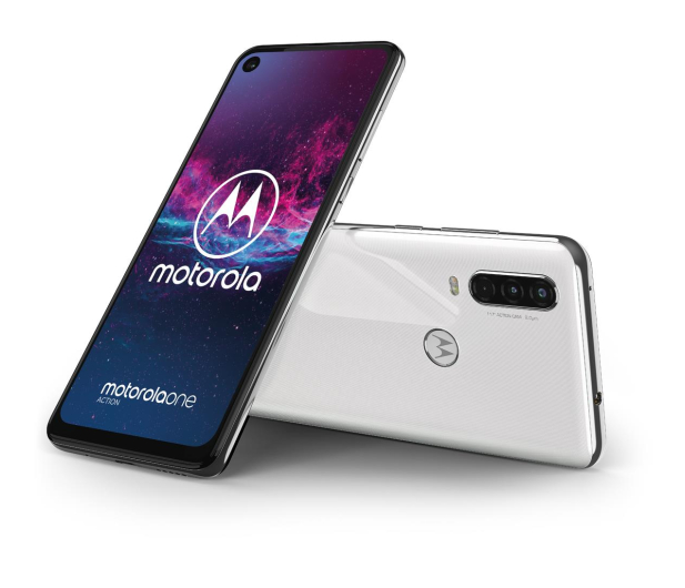 Motorola One Action 4/128GB Dual SIM biały + etui - 511153 - zdjęcie 8